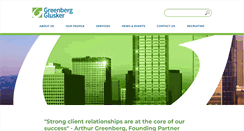 Desktop Screenshot of greenbergglusker.com